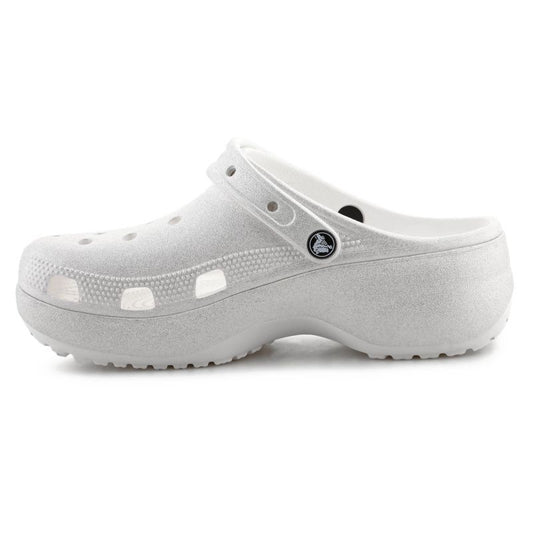 Crocs Classic Platform Glitter Clog W 207241-0WV Chalk In preparation Your Sports Performance
