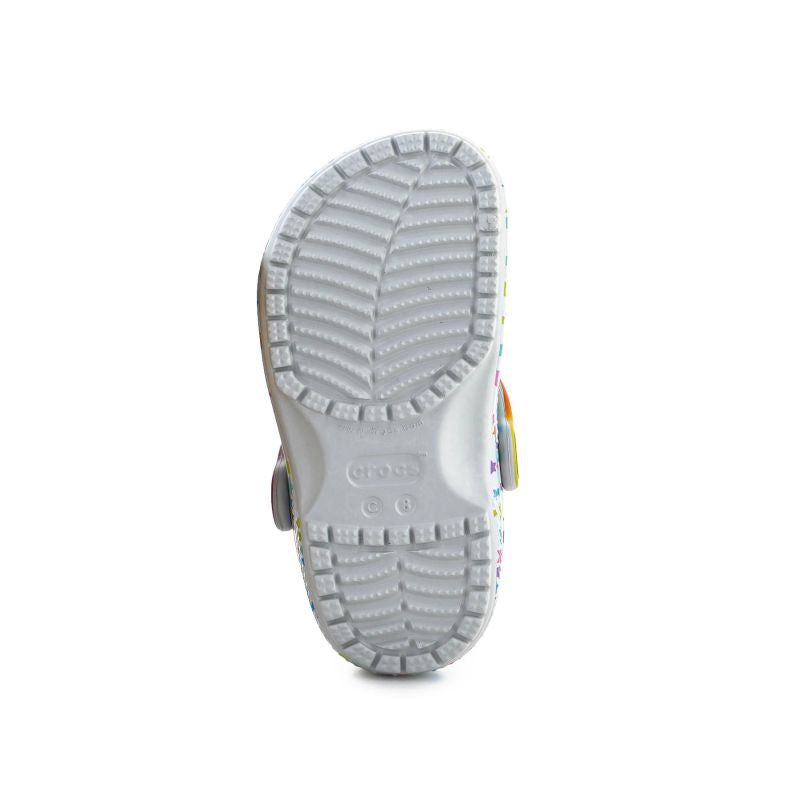 CROCS CLASSIC DISCO DANCE PARTY CLOG T SHIMMER/MULTI FLOPS 208096-0ZT Crocs