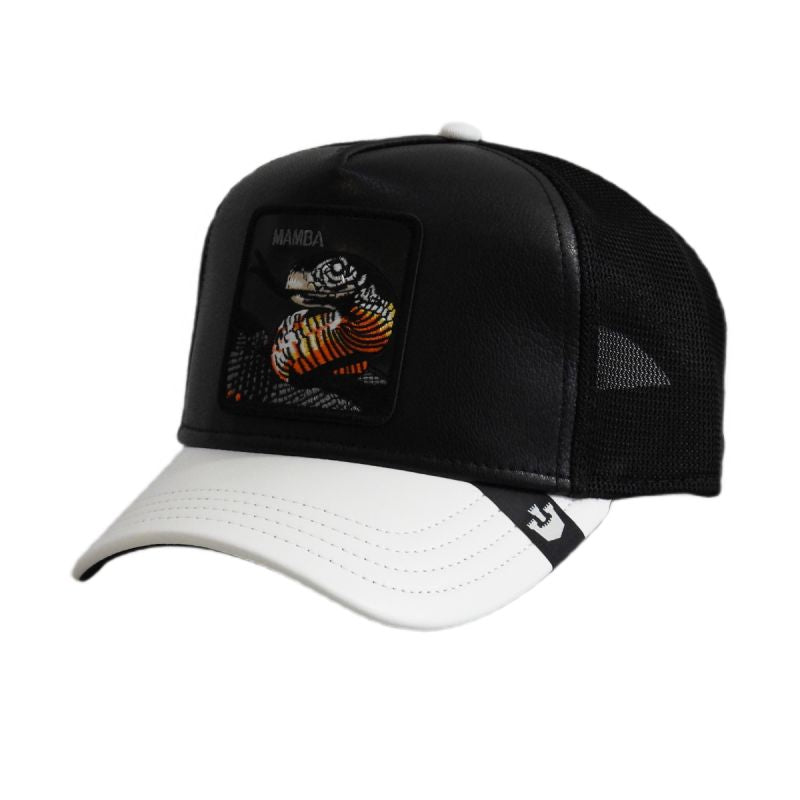 Goorin Bros. Mamba Shleather Snake Trucker Cap - 101-1831-BLK Odzież/Czapki/Czapki z daszkiem Your Sports Performance