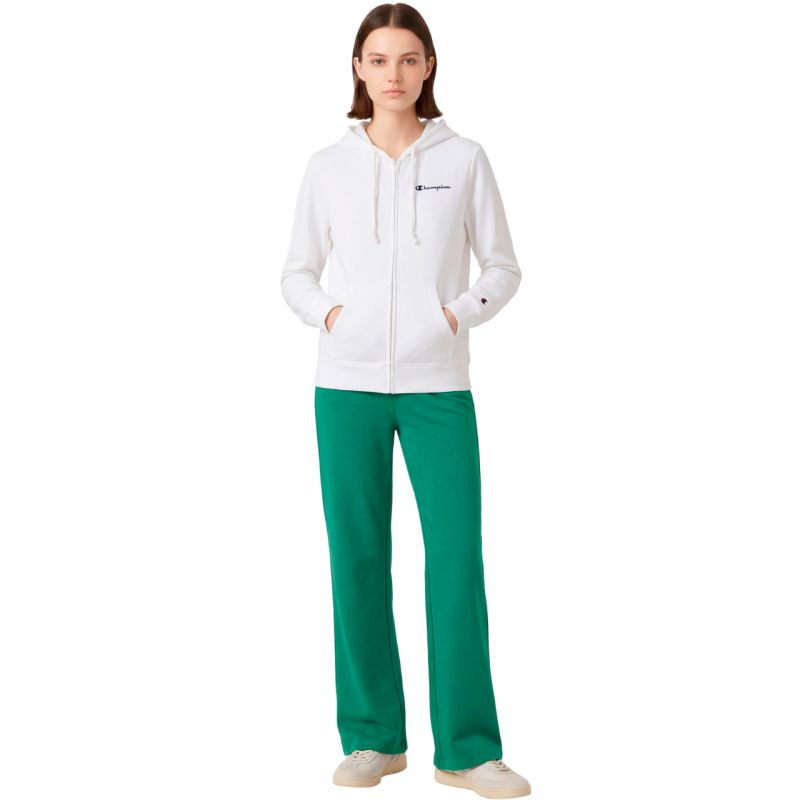 Champion Women's Full Zip Hoodie Sweatshirt White 118406 WW001