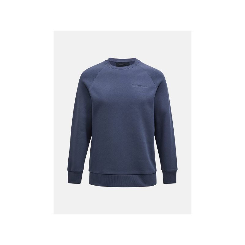 Peak Performance M Original Small Logo Crew sweatshirt blue Import z PMSport Your Sports Performance