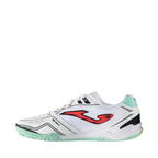 Joma Dribling Indoor 2632 white and turquoise DRIS2632IN football boots