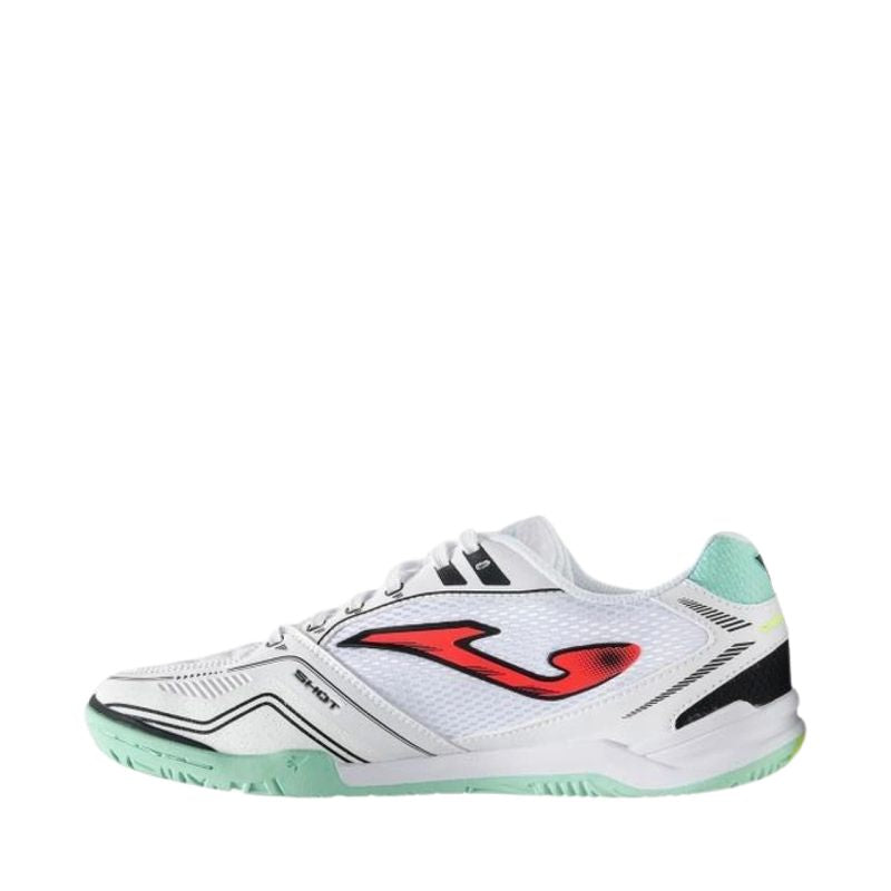 Joma Dribling Indoor 2632 white and turquoise DRIS2632IN football boots