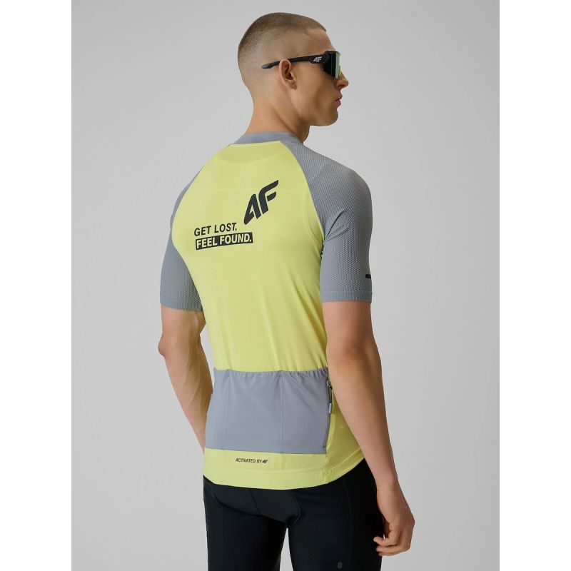 Men's 4F UPF50+ cycling jersey 4FRSS26TFTSM2450-73S