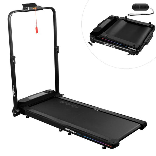Spokey DASH+ foldable electric treadmill walking pad In preparation Your Sports Performance