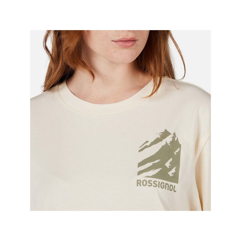 ROSSIGNOL W Waterfall Relax Tee Women's White