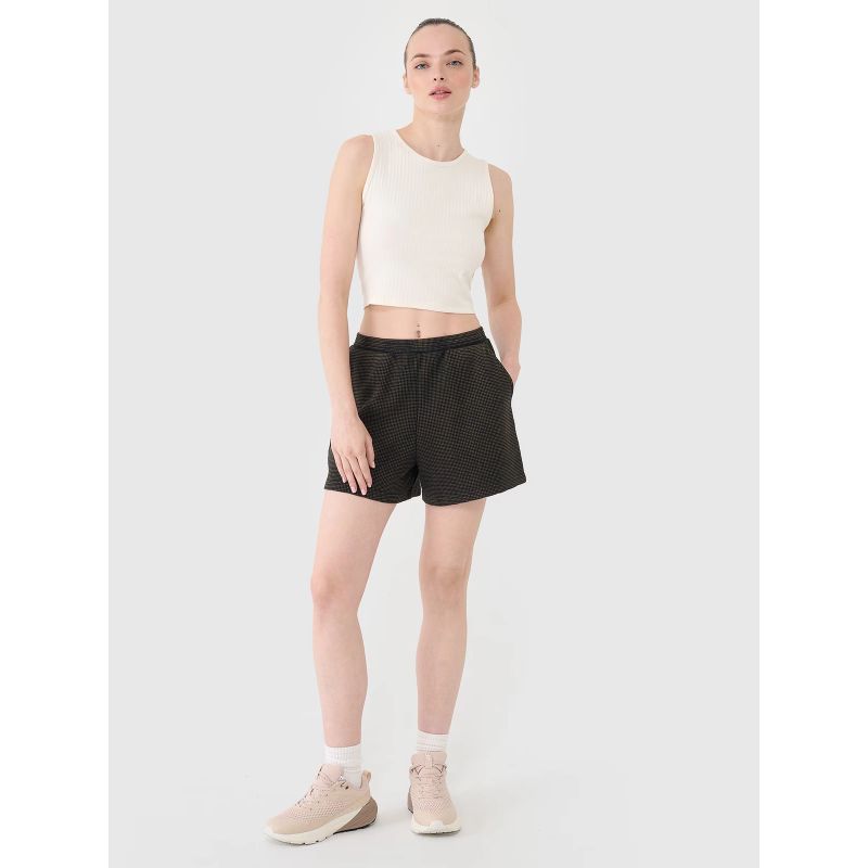 Women's casual waffle knit shorts 4F 4FRSS25TSHOF699-20S *Kategoria tymczasowa Your Sports Performance