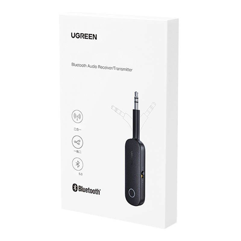 Ugreen Bluetooth Receiver Transmitter Mini Jack 3.5mm Black (CM403) Kable i adaptery/Adaptery, przejściówki Your Sports Performance