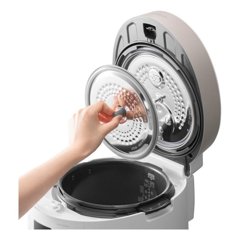 Cuckoo rice cooker + steamer 1.08l white CRP-ST0609F AGD - Produkty/Sztućce i przybory kuchenne Your Sports Performance