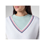 ROSSIGNOL Women's Sweater W Knitted V Neck White