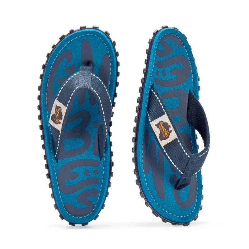 Gumbies Men's Flip-Flops ISLANDER FLIP-FLOP BLUE SURF
