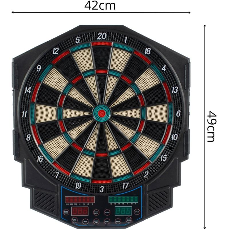 ELECTRONIC DART WITH POWER SUPPLY AND 4 COUNTERS 49CM ENERO PRO Accessories Your Sports Performance