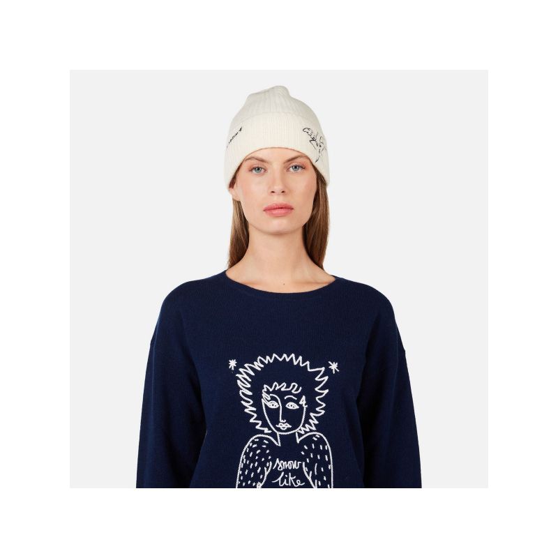 ROSSIGNOL W JCC SIGNAL RN women's sweater blue