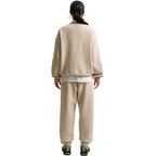 Women's Nike Studio Fleece Cream Sweatshirt IM8082 236