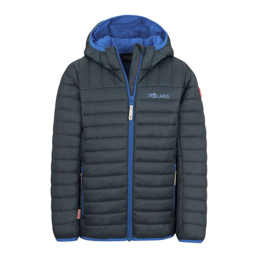 Trollkids Kids Eikefjord Jacket, dark navy/cobalt blue (463-110) In preparation Your Sports Performance