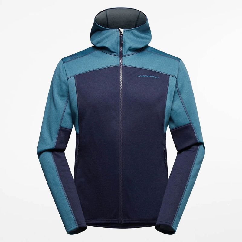 La Sportiva Cosmic Hoody M L69 643642 Deep Sea/Hurricane sweatshirt Clothing/Outdoor/La Sportiva Your Sports Performance