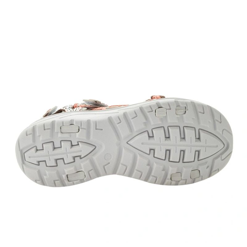 Lee Cooper women's shoes velcro sandals for summer beach light gray pink Lee Cooper