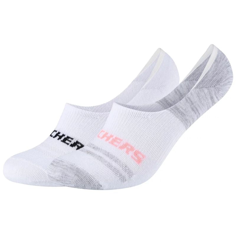 Skechers 2PPK Mesh Ventilation Footies Socks SK44008-1001 White 39-42 In preparation Your Sports Performance