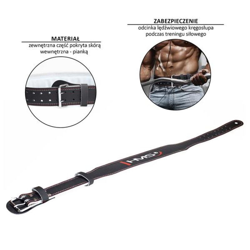 HMS black PA3778 strength belt XL Accessories/Training equipment Your Sports Performance