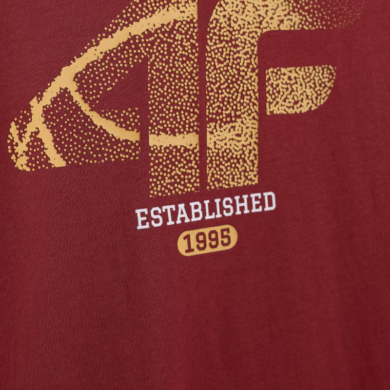 Men’s T-Shirt 4F M3558 Dark Red 4FWAW26TTSHM3558 61S