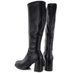 Black heeled women’s boots Potocki SZ12861