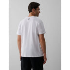 Men's regular printed T-shirt 4F 4FKAW26TTSHM4476-10S