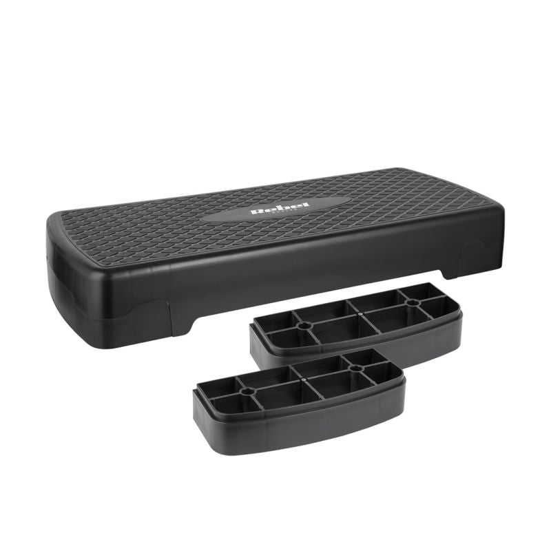 Rebel Active Step for Aerobics and Fitness, 2 Steps, 68cm, Black RBA-3228-BK To be categorized Your Sports Performance