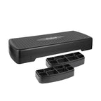 Rebel Active Step for Aerobics and Fitness, 2 Steps, 68cm, Black RBA-3228-BK To be categorized Your Sports Performance