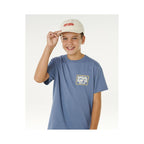 RIP CURL Pacific Rinse Sunrise Tee-Boy Blue