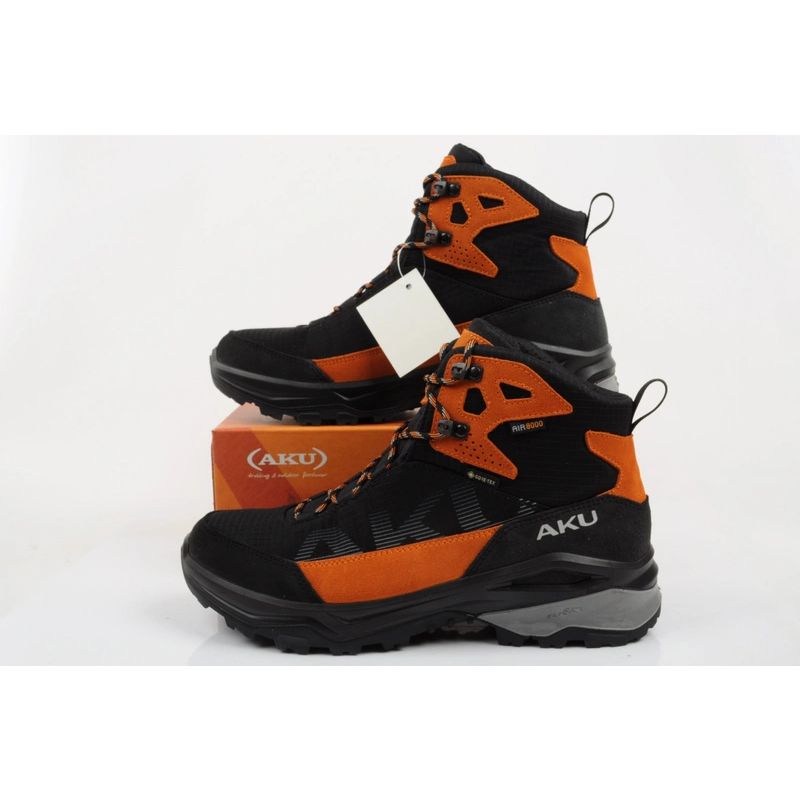 Aku men's trekking sports shoes Adapta Gore-tex leather black orange To be categorized Your Sports Performance