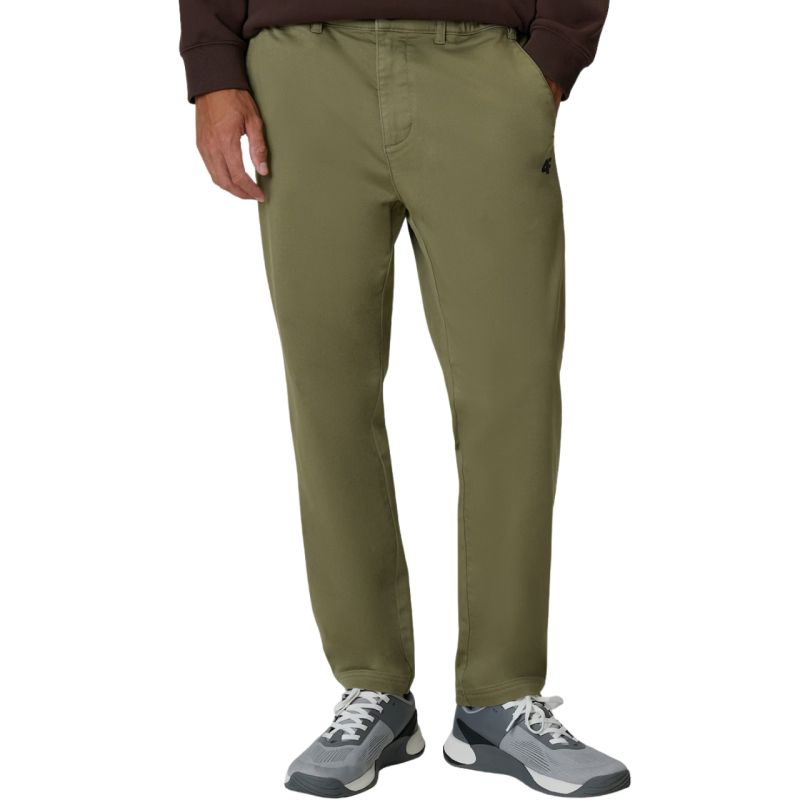 Men's trousers 4F M1808 khaki 4FWAW26TTROM1808 43S