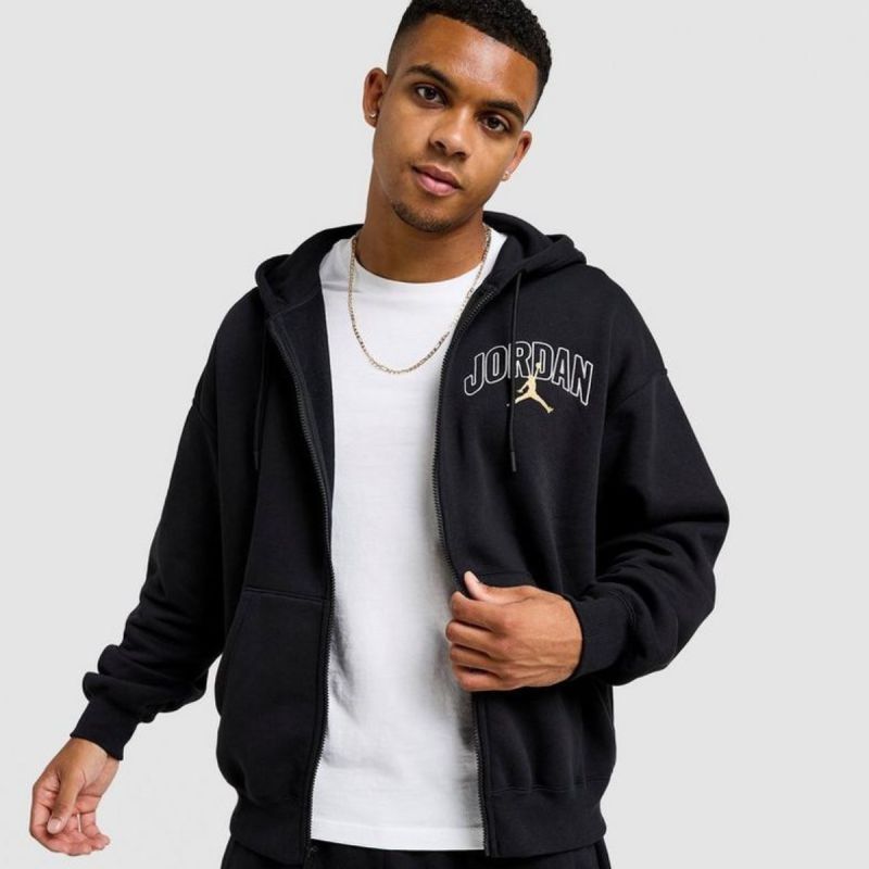 Air Jordan Brooklyn Fleece Full-Zip Hoodie Black - IB7908-011 Odzież/Stroje koszykarskie/Męskie/Spodenki Your Sports Performance