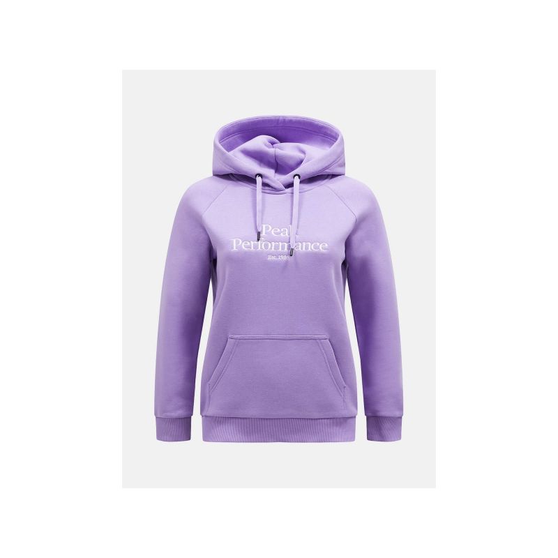 Peak Performance W Original Hood Purple Clothing Your Sports Performance