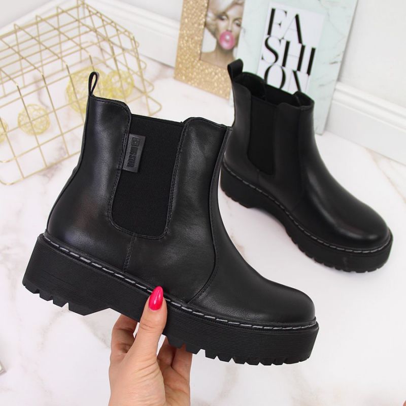 Insulated Chelsea boots Big Star W II274101 black Footwear/Outdoor/zimowe Your Sports Performance