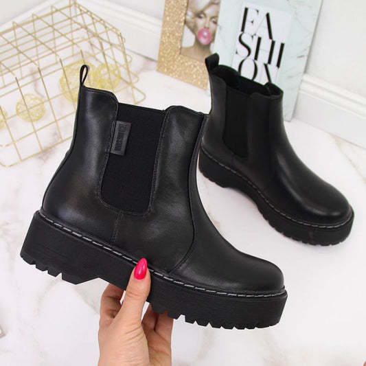 Insulated Chelsea boots Big Star W II274101 black Footwear/Outdoor/zimowe Your Sports Performance