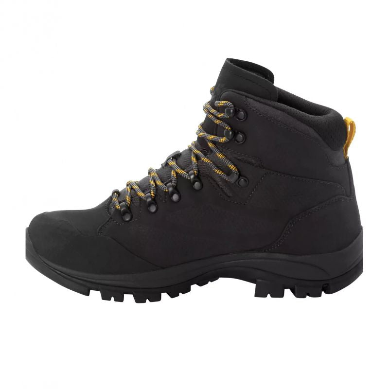 Jack Wolfskin REBELLION TEXAPORE MID M phantom / burly yellow XT men's hiking boots (4051171_6357) In preparation Your Sports Performance
