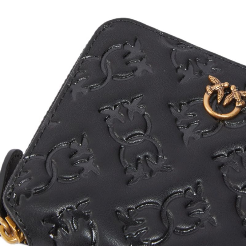 Pinko Taylor Zip Around Logo Wallet 100249A1YB Accessories/4f Your Sports Performance