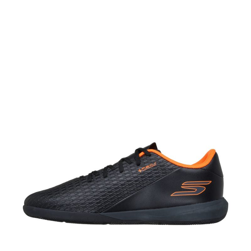 Skechers Club IC Football Boots Black and Orange 252136 BKOR Footwear Your Sports Performance