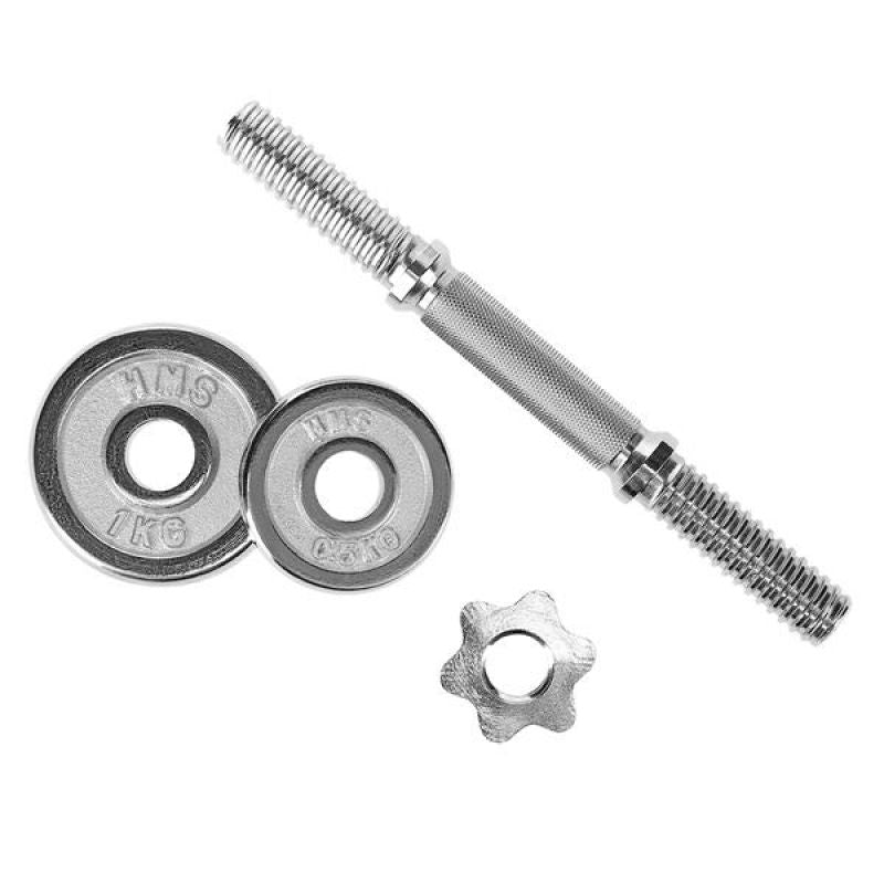 Barbells in a CHROME HMS suitcase 2x7,5kg STC15 Accessories/Training equipment Your Sports Performance