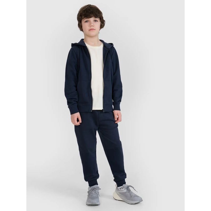 Boy's zip-up sweatshirt with hood 4F 4FJWSS25TSWSM1714-31S *Kategoria tymczasowa Your Sports Performance