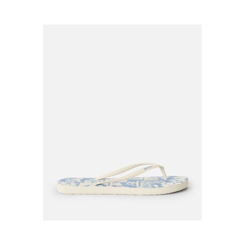 RIP CURL Mixed Bloom Open Toe Blue Women's Flip-Flops