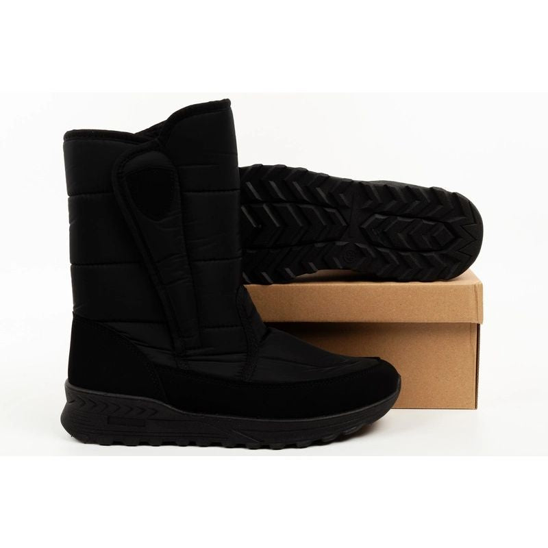 Progress Men’s Winter Boots, Snow Boots, Insulated Stylish Hook-and-Loop Boots