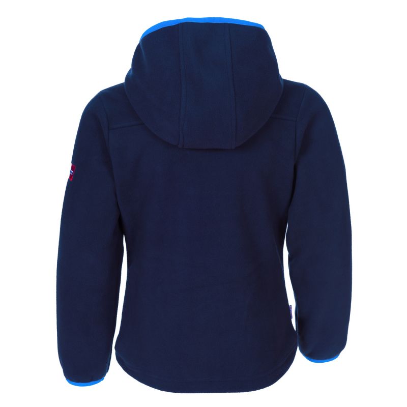 TrollKids Kids Stavanger Jacket navy/light blue windproof fleece jacket (706-110) In preparation Your Sports Performance