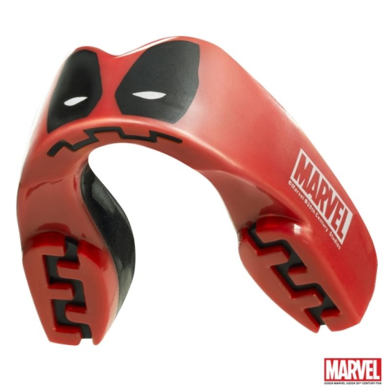 OZ-TT "Extro Marvel Deadpool" Mouthguards Red and Black SENIOR In preparation Your Sports Performance
