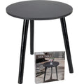 COFFEE TABLE 40x40x41CM BLACK WOODEN TABLETOP Home and Garden/Equipment Your Sports Performance