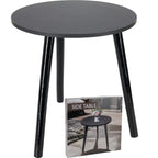 COFFEE TABLE 40x40x41CM BLACK WOODEN TABLETOP Home and Garden/Equipment Your Sports Performance