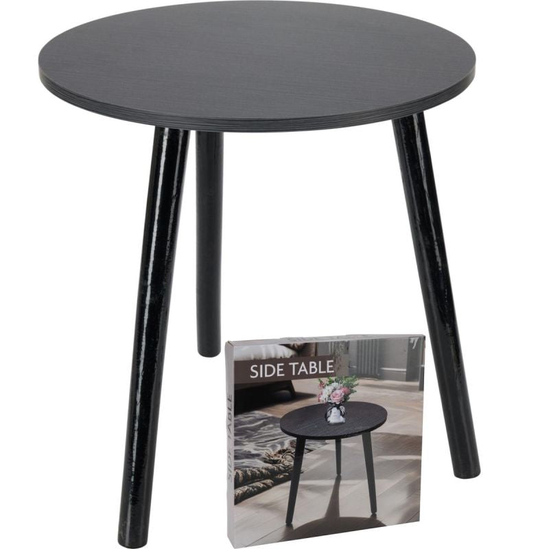 COFFEE TABLE 40x40x41CM BLACK WOODEN TABLETOP Home and Garden/Equipment Your Sports Performance