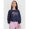 Girls' sweatshirt without a hood, 4F 4FJWSS25TSWSF1483-22S *Kategoria tymczasowa Your Sports Performance