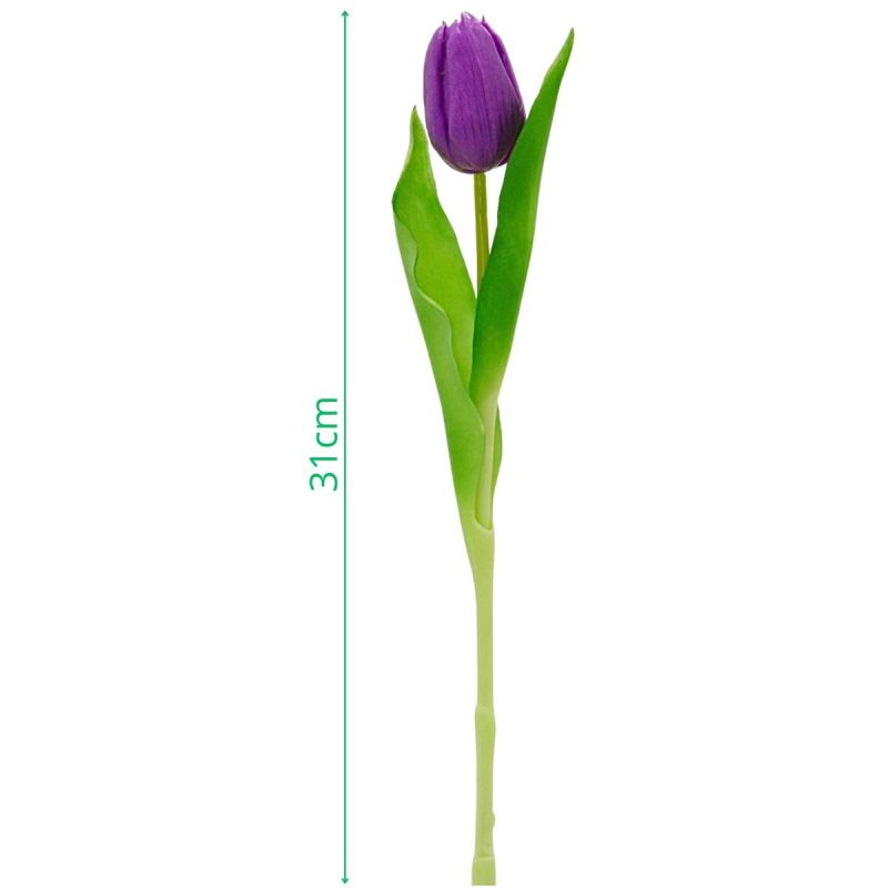PURPLE TULIP 31CM LIFE-LIKE SPRING DECORATION Home and Garden/Equipment Your Sports Performance