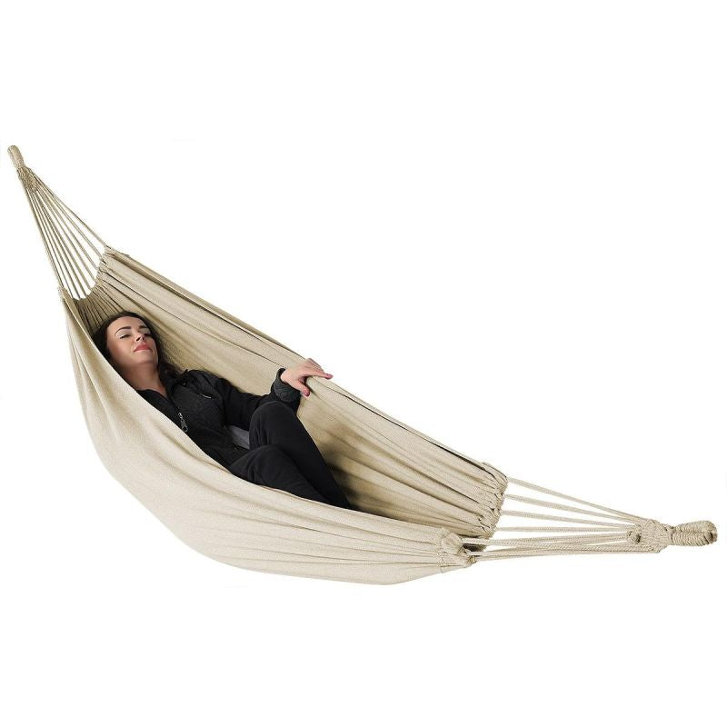 GARDEN HAMMOCK FOR 1 PERSON 200X100CM WITH ECRU COVER 1065427 Home and Garden/Garden Your Sports Performance